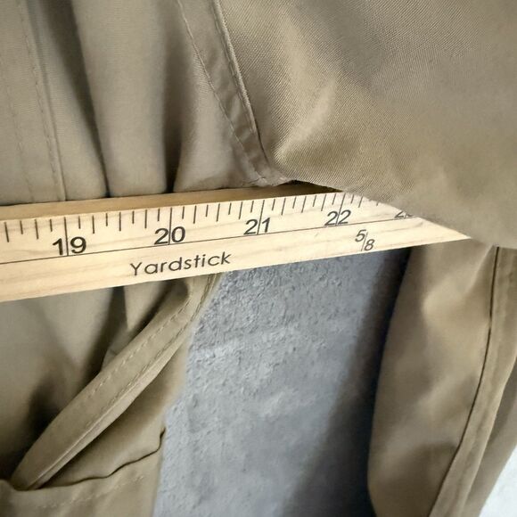 Vintage Cabelas Jacket Mens L Tan Hunting Shooting Fishing Safari Field Belted - Picture 6 of 9